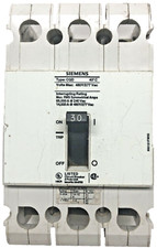 Siemens CQD IEC 60947-2, 30A 3 Pole Circuit Breaker used (E5)