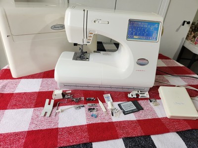 Janome Memory Craft 9000 Computerized Sewing Machine With Case And ...
