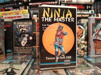 Ninja The Master Lee Van Cleef VHS Euro Video Terror In Nob Hill
