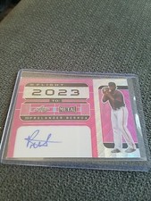 2022 Leaf Metal Baseball Flight 2023 Prelander Berroa Auto Autograph 1/4 Read