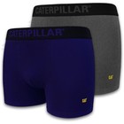 CAT CATERPILLAR Herren Boxer Shorts M L XL 2-3XL Blau Grau Retro Short Hosen