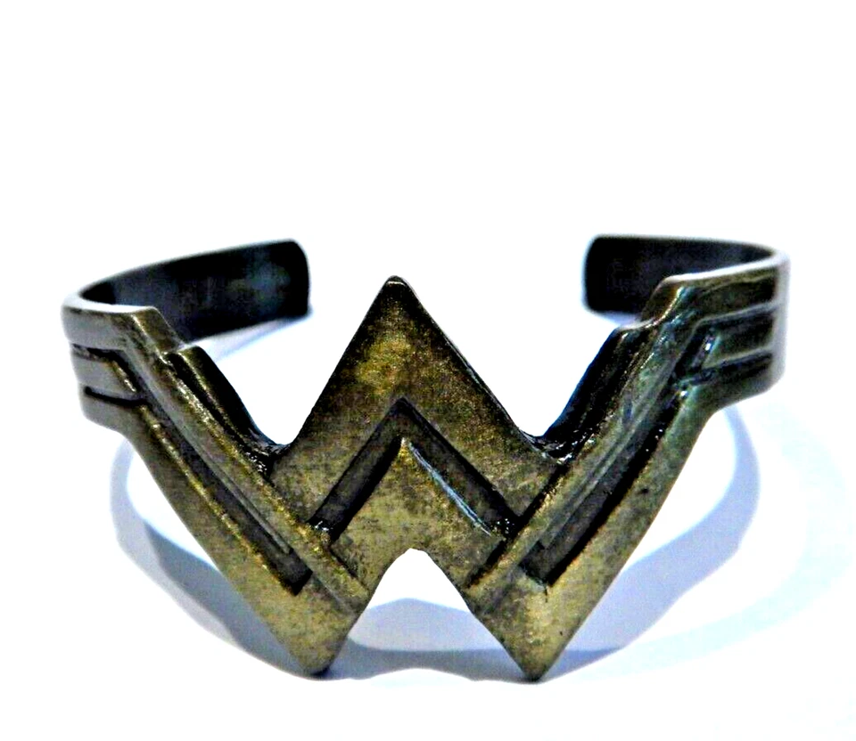 MUJER MARAVILLA Brazalete Bronce Áspero Ajustable Pulsera Cosplay Disfraz Y6 Foto 2 de 4
