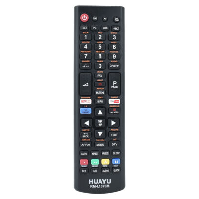 New HUAYU RM-L1376M+ Universal For Samsung Sony LG JVC LED TV Remote Control