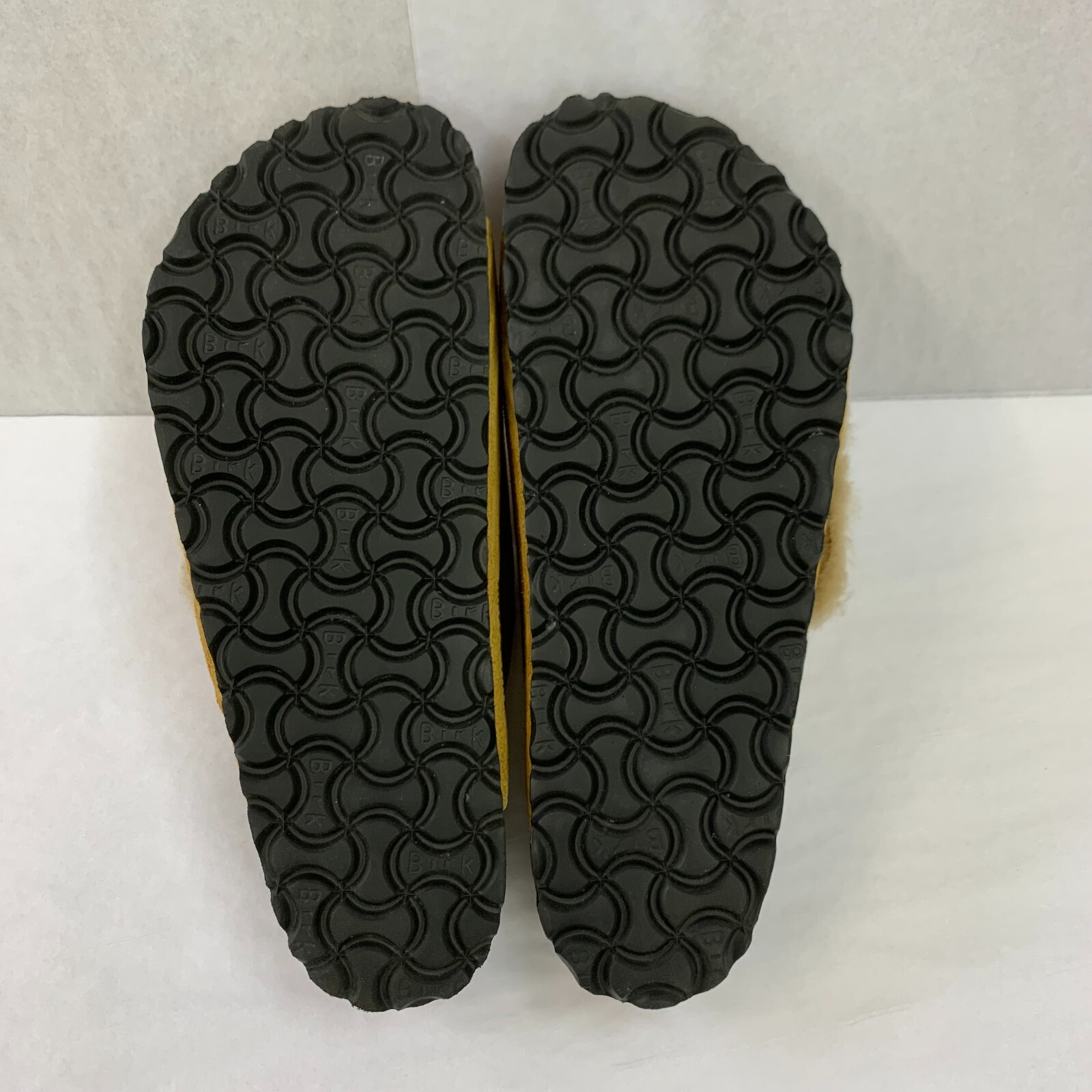 Birkenstock New w/ Box Stüssy Solana Caramel Suede Leather Narrow Select Size image 4