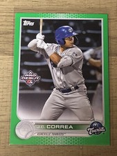 2022 Topps Pro Debut J.C. Correa PD-66 Green Prospect Parallel /99 Astros 1123-4