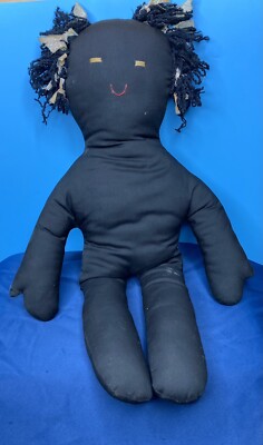 Black Folk Art Rag Slave Doll Stuffed Doll Vintage 21”Tall | eBay