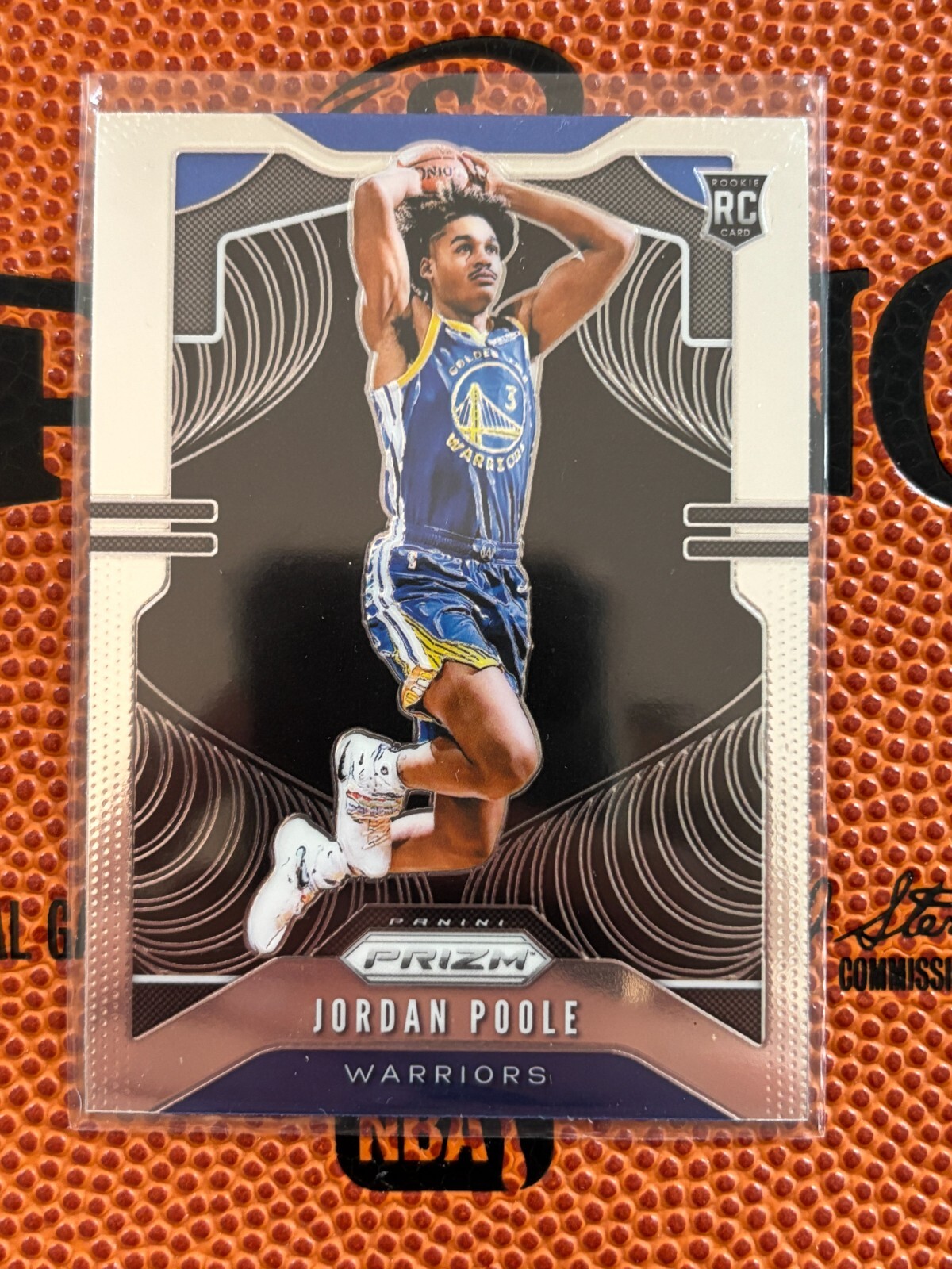 2019-20 Panini Prizm Jordan Poole Rookie Card #272 RC Warriors Base Card