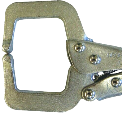 Juego De 4 Pinzas De Bloqueo En C De 18" - Con Puntas Regulares, Ideales Para Soldadura, Carpintería O Bricolaje