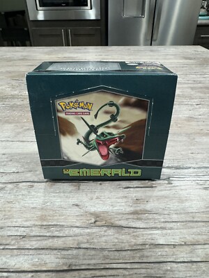   Pokemon Ex Emerald EMPTY Booster Box Opened No Cards  Display