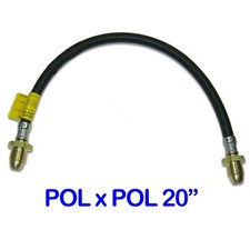 500mm 0,5m LPG LP GASFLASCHE VERBINDER SCHLAUCH POL X POL ZOPF VERBINDUNGSROHR