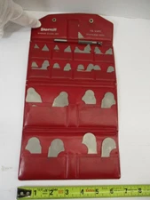 STARRETT # S167C Radius Gage Set 167 Fillet Gauge 25 Sizes 1/64" - 1/2" Arm Case