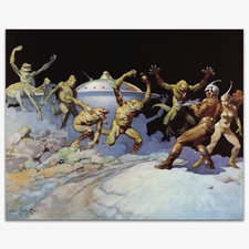 Vintage Print 139- Leaping Lizards