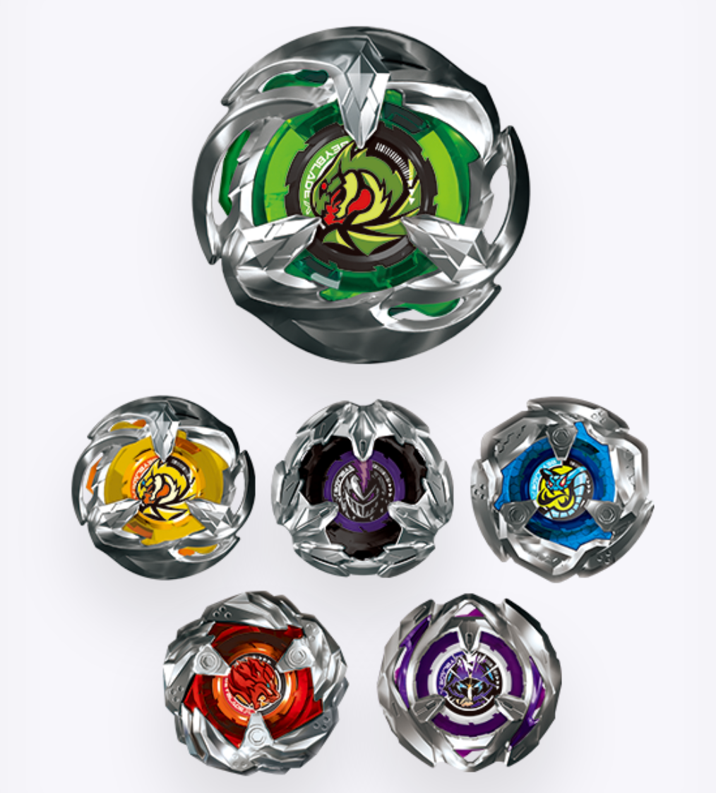 Beyblade X BX-24 Random Booster Vol.2 Complete Full 6 Set TAKARA