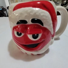 Galerie Red Santa M&M Coffee Hot Chocolate Tea Christmas 3D Mug -