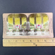 Inaugural Ballroom Washington D.C. Stereoview Antique c1897 Y9163