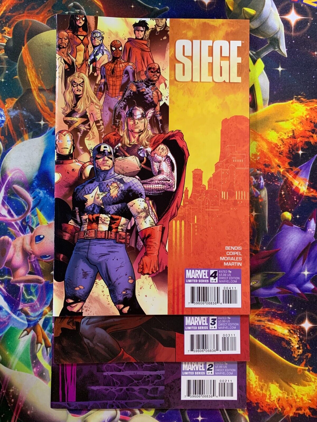 Siege #2 3 4 Marvel Comics 2010 Lot Run 2-4