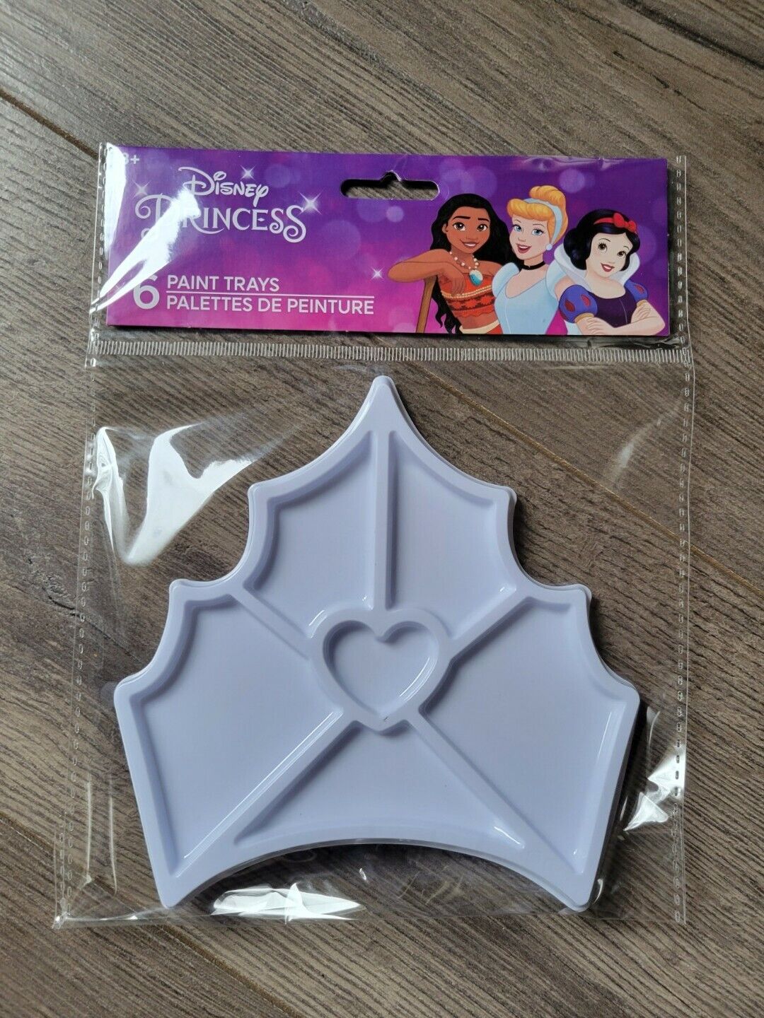 Disney Princess Crown Easy-to-use Paint Plates Tray depot Plasti Palette Art