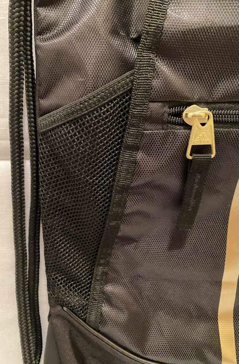 adidas Unisex Alliance 2 Sackpack (Black/Gold Metallic) One  display picture 1