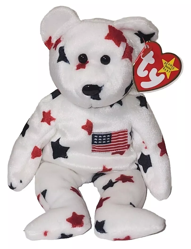 Fourth of july beanie baby cheap worth