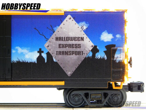 MTH RAILKING HALLOWEEN FRANKENSTEIN EXPRESS TRANSPORT 1931 BOXCAR 30-70130C NEW - Picture 7 of 11
