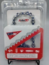KAKEI 1-Pack S40 Chainsaw Chain for 10 Inch Bar - .050" Gauge, 3/8" LP pitch, 56