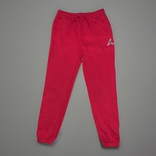 Nike Jordan Jumpman Boys Joggers Red Fleece Sweatpants Size L 12-13