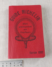 Ancien guide Michelin, réédition de 1900