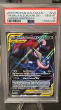 Pokemon Greninja & Zoroark GX Unbroken Bonds 200/214 PSA 10 on eBay