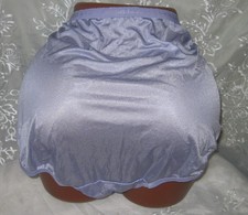 NEW SZ 12 COMFORT CHOICE LUSCIOUS LILAC GRANNY SILKY NYLON BRIEF PANTIES