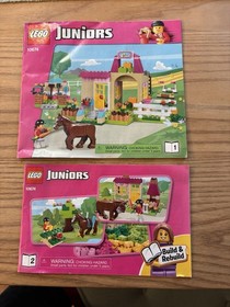 LEGO Friends 41367 Stephanie&rsquo;s Horse Jumping & 10674 LEGO Junior Pony Farm