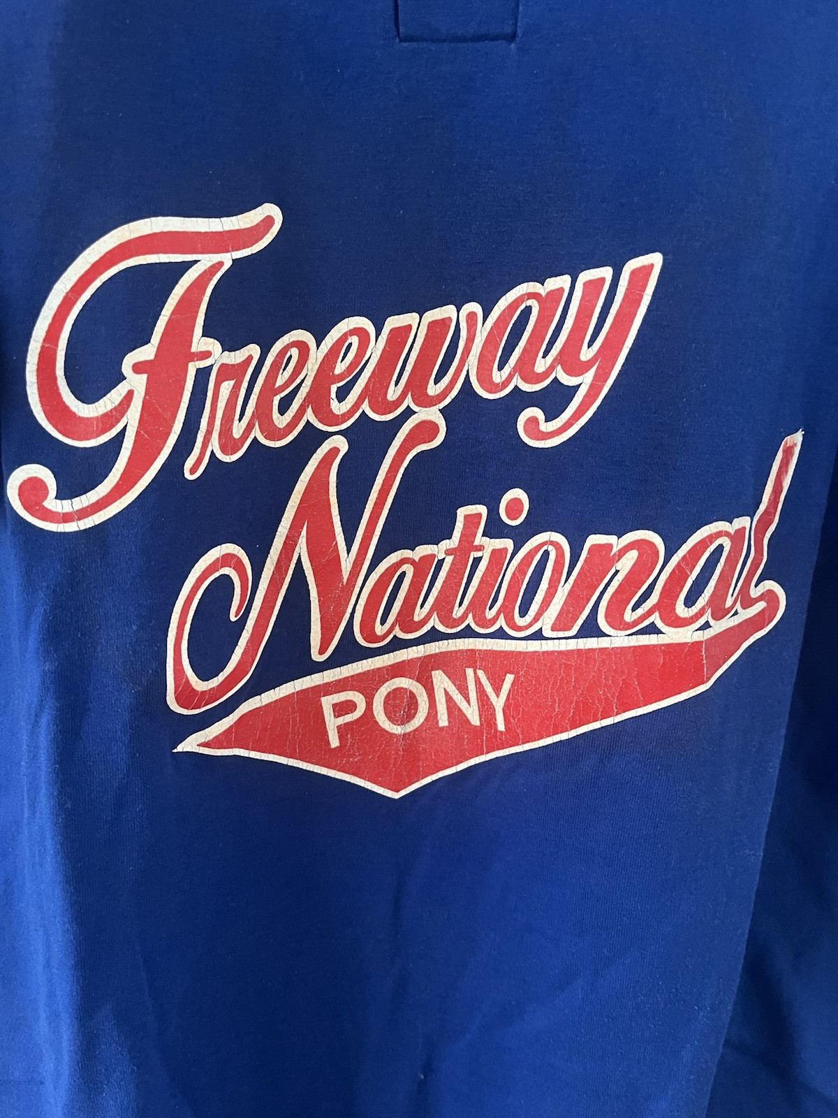 Freeway National Pony Maglietta Baseball Vintage Tg.L Made In Usa