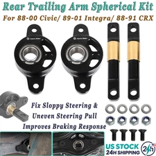 Trailing Arm Spherical Bearing Bushing Kit Rear For Integra 1989-01 Civic 88-00
