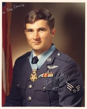 Sergeant John L. Levitow-Signed Photograph (Lowest Ranking Airman to get MOH)