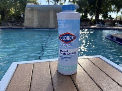 NEW Clorox Spa Stain & Scale Control Solutions For Clear Spa Hot Tub Buildup