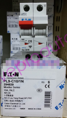 Eaton Moeller PL9 Series PL9-C10,C25..C32/1N Circuit Breaker 1P+N C-Type Brand