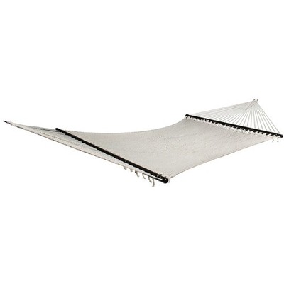 Bliss Hammocks Weekend Deluxe 2-Person Polyester Rope Hammock w/Spreader, 80x55