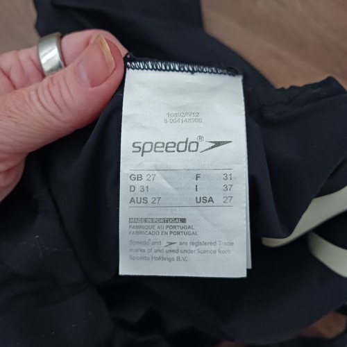 Speedo LZR Racer Elite 2 Fastskin kneeskin swimsuit Sz Usa 27 Black 10892 - Picture 4 of 5