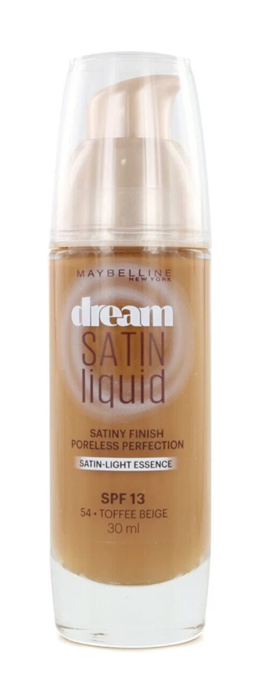 Fond de teint Dream Satin 54 Toffee Beige Caramel Maybelline - Photo 1/1