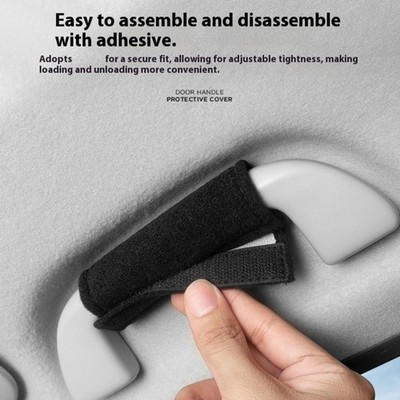 Universal Car Door Handle Covers Non Slip Protector Easy Installation for Auto