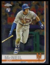 Jeff McNeil 2019 Topps Chrome Rookie Card!!. rookie card picture