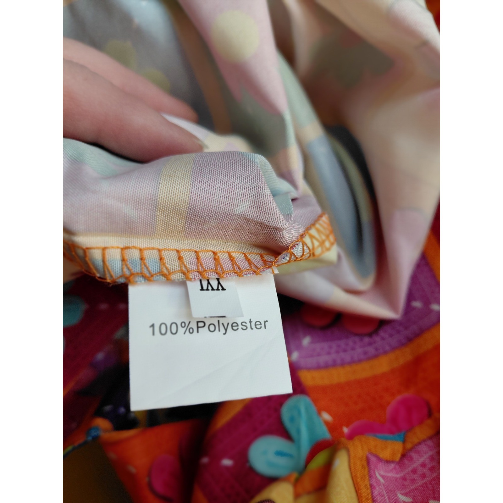 Vibrant Floral Patchwork Square Neck Long Sleeve … - image 6