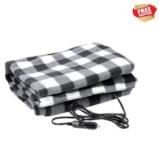 Heated Blanket - 12-Volt Electric Blanket for Car, Truck, SUV, or RV - Portab...