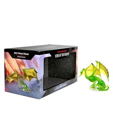 D D Icons of the Realms: Adult Emerald Dragon Premium Figure
