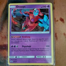 Pokemon Deoxys HOLO | Deutsch SM164 Black Sta...