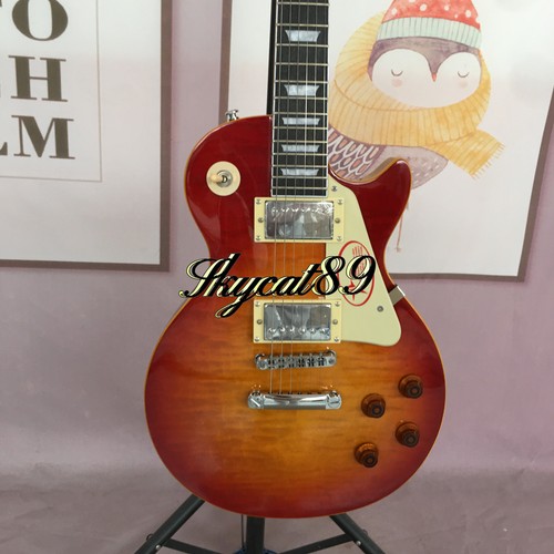 Maybach Lester 6 Strings Standard LP Electric Guitar Mahogany Neck Sunbrust