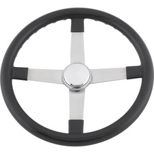Competition 4-spoke Bell-style Steering Wheel 15 Inch Dished Competition 4-spoke Bell-style Steering Wheel 15 Inch Dished