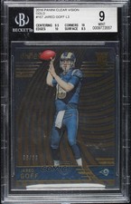 2016 Panini Clear Vision Rookies Level 3 Gold 6/29 Jared Goff BGS 9 MINT 0nr3