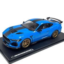 Modellino Auto Solido 1/18 Ford Shelby Mustang Super Snake Blue Metallic 2024