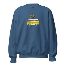 RAD Bus Volkswagen T2 Inspired Camper Van Hippie Unisex Men Women Sweatshirt NEW