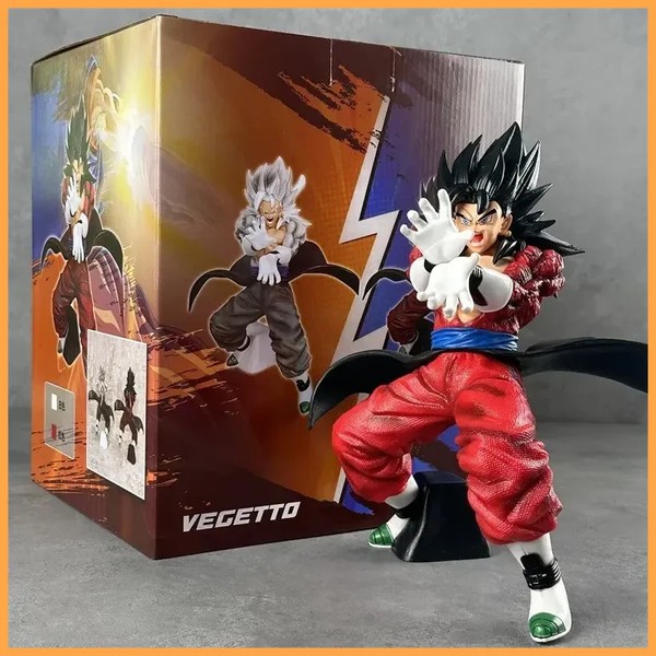 Figura Dragon Ball Vegeta & Son Goku Super Saiyajin GK Estatua 25cm Modelo Anime